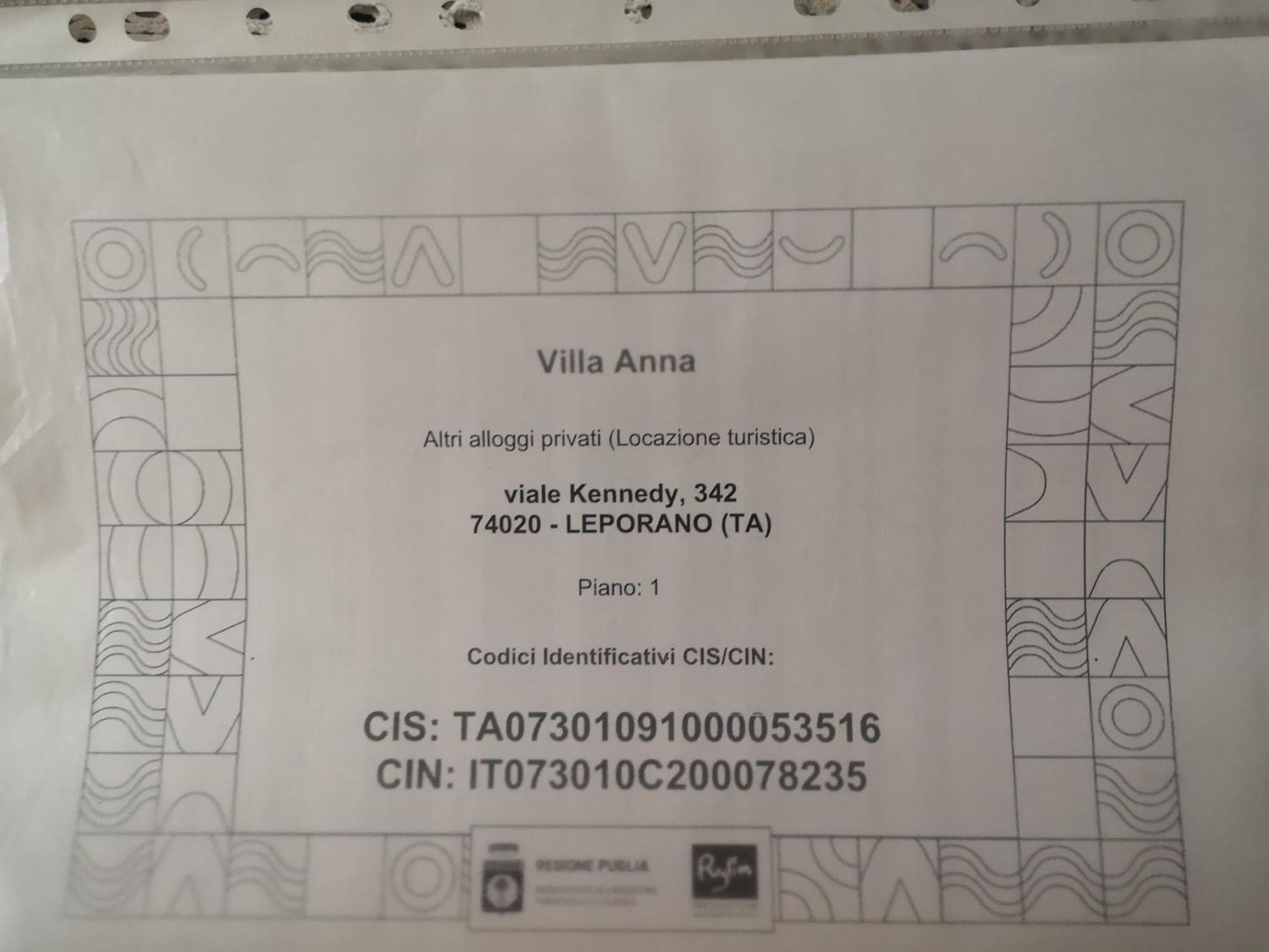 Villa Anna Leporano Εξωτερικό φωτογραφία